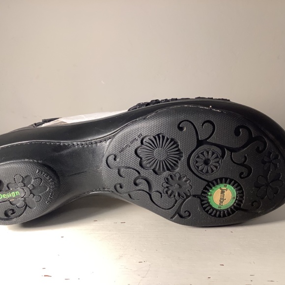 Jambu Black Leather Woven Sandals 9 - Picture 5 of 9